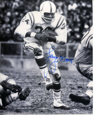 Lenny Moore Autographed Baltimore Colts 8x10 Photo