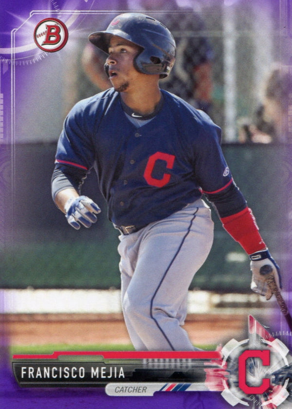 Francisco Mejia 2017 Bowman Purple Rookie Card 180/250