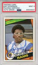 Eric Dickerson Autographed 1984 Topps Card #280 (PSA Auto 9)