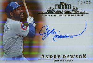 Andre Dawson  2013 Topps Tribute Autographed Card 17/25