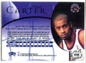 Vince Carter 1998-99 Fleer Brilliants Rookie Card #105B