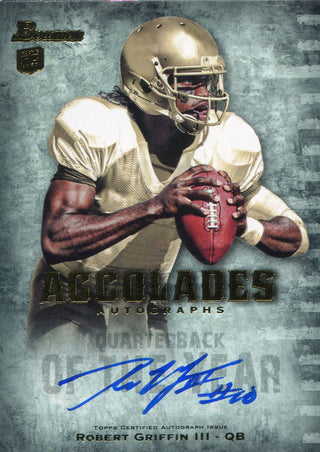 Robert Griffin III Autographed 2012 Bowman Accolades Rookie Card
