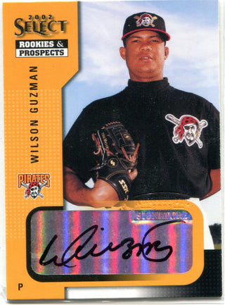 Wilson Guzman 2002 Select Rookies & Prospects Autographed Card