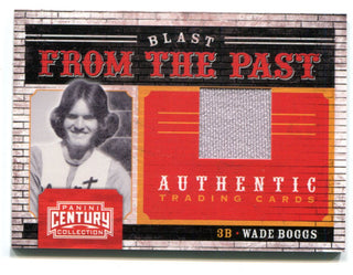 Wade Boggs 2010 Panini Century #9 Material Card    25/175