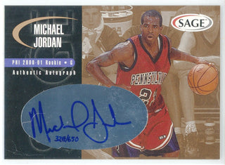 Michael Jordan 2000 Sage Autographed Card