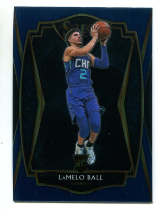LaMelo Ball 2020 Panini Select Blue Premier Level RC #183