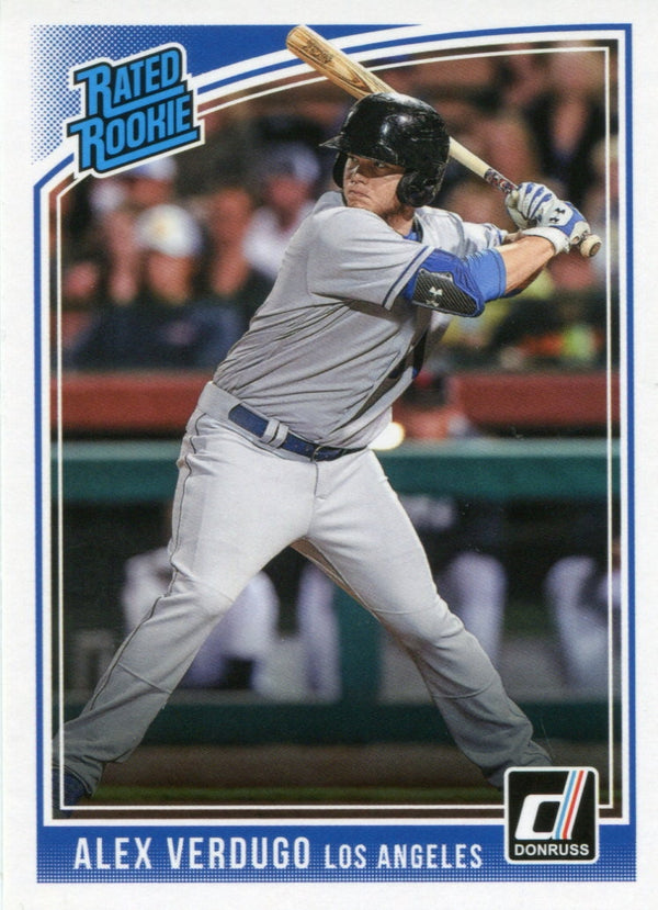 Alex Verdugo 2018 Donruss Rated Rookie Card