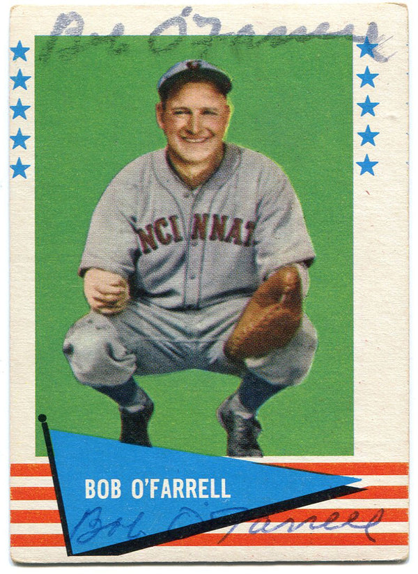 Bob O'Farrell Autographed 1961 Fleer Card
