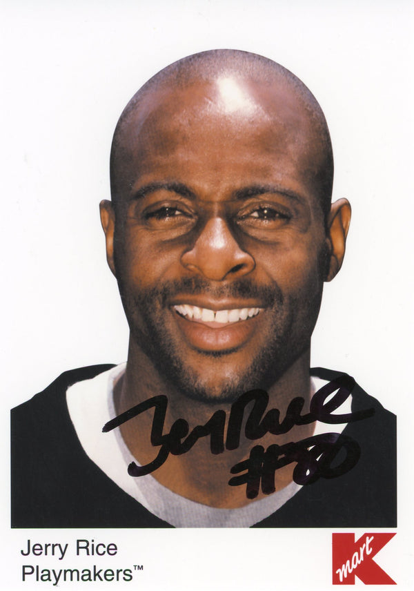 Jerry Rice Autographed 5x7 Photo