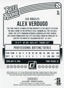 Alex Verdugo 2018 Donruss Rated Rookie Card
