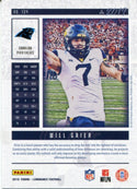 Will Grier 2019 Panini Luminance Rookie Card