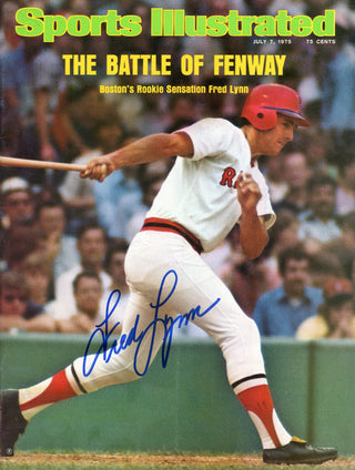 Fred Lynn Autographed Sports Illustrated Magazine