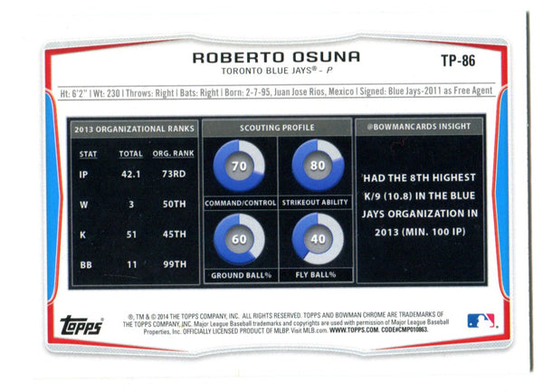 Roberto Osuna 2014 Bowman Rookie Card