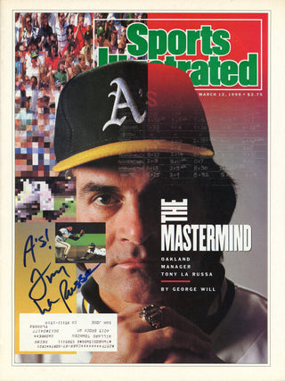 Tony LaRussa Autographed Sports Illustrated Magazine