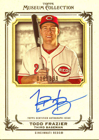 Todd Frazier Autographed 2013 Topps Museum Collection Card