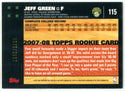 Jeff Green 2007-08 Topps Gold Rookie Card #115