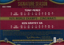 Tony Perez & Ken Griffey Sr. 2012 Upper Deck Dual Signatures 20/25
