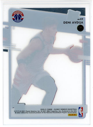 Deni Avdija 2020-21 Panini Clearly Donruss Rated Rookie Card #89