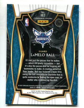 LaMelo Ball 2020 Panini Select Blue Premier Level RC #183