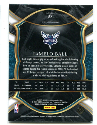 LaMelo Ball 2020 Panini Select #63 Concourse RC