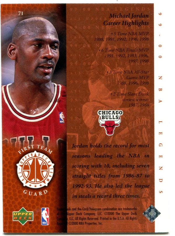 Michael Jordan Upper Deck First Team 2000