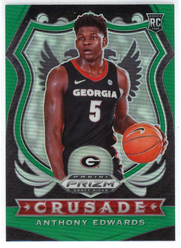 2020-21 Panini Prizm - Anthony Edwards - 1st Official Prizm Rookie Card -  Minnesota Timberwolves NBA Basketball Rookie Card RC #258