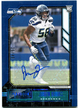 Jordyn Brooks Panini Playbook Rookie Auto 2020 25/49