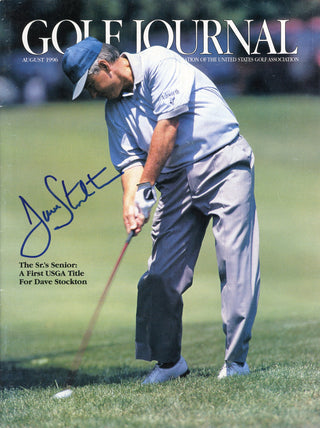 Dave Stockton Autographed Golf Journal Magazine