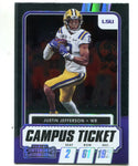 Justin Jefferson 2021 Panini Contenders Campus Ticket #30 Card
