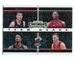 Herro/Adebayo/Butler/Dragic 2019 Panini Contenders Team Quads #16 Card