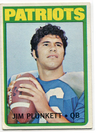 Jim Plunkett 1972 Topps Card #65