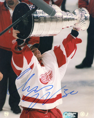 Chris Osgood Detroit Red Wings Autographed Signed 1998 Stanley Cup 8x10  Photo
