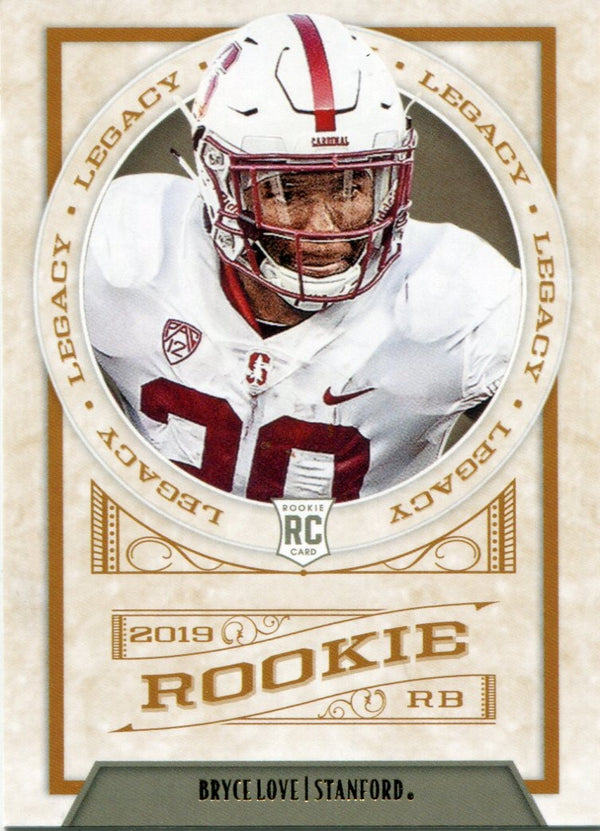 Bryce Love 2019 Panini Legacy Rookie Card