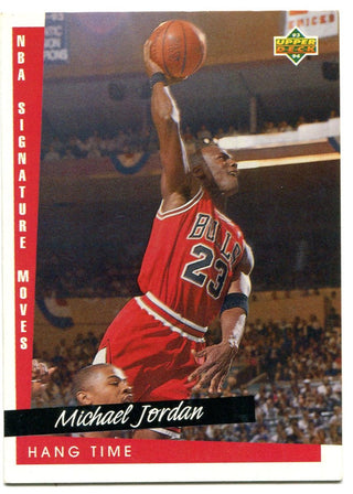 Michael Jordan Upper Deck Hang Time NBA Signature Moves