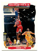 Michael Jordan Bulls Victory Tour February 2, 1996 Upper Deck