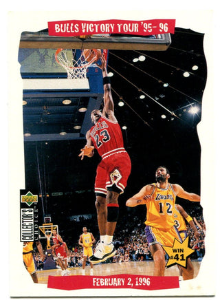 Michael Jordan Bulls Victory Tour February 2, 1996 Upper Deck