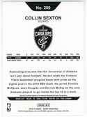 Collin Sexton 2018-19 Panini Hoops Rookie Card #280