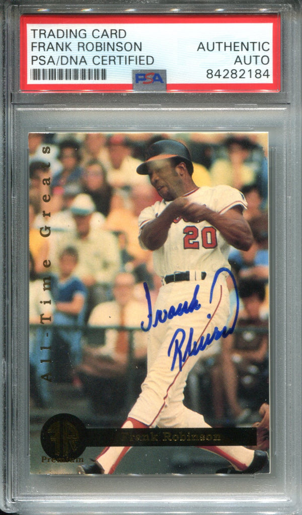 Frank Robinson Autographed 1994 Trading Card (PSA)