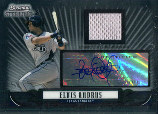 Elvis Andrus Autographed Bowman Sterling Card