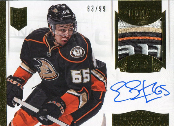 Emerson Etem Autographed 2013-14 Panini Dominion Rookie Jersey Card