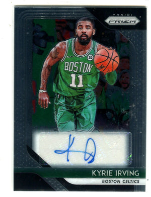 2018-19 Panini Prizm #S-KIV Kyrie Irving Autographed Card