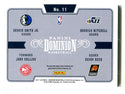 2017-18 Panini Dominion Quad Jersey Patch Mitchell/Smith/Collins/Reed /99 SP #33
