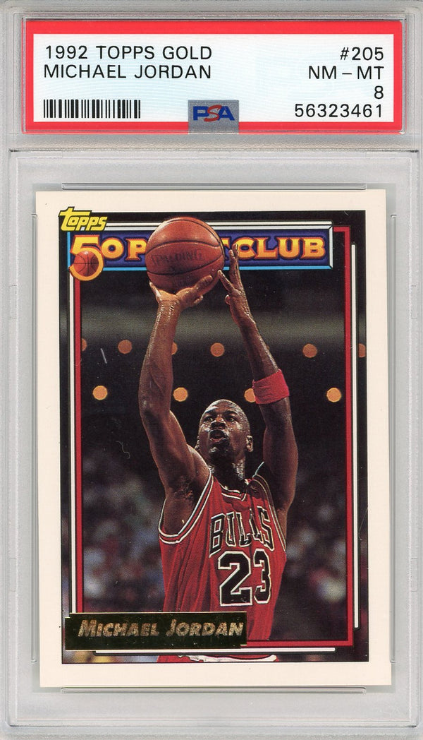 Michael Jordan 1992 Topps Gold Card #205 (PSA)