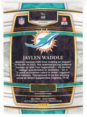 Jaylen Waddle 2021 Panini Select Silver Prizm Rookie Card #48