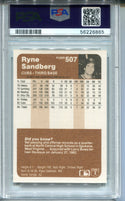 Ryne Sandberg 1983 Fleer #507 PSA-MT 8 Card