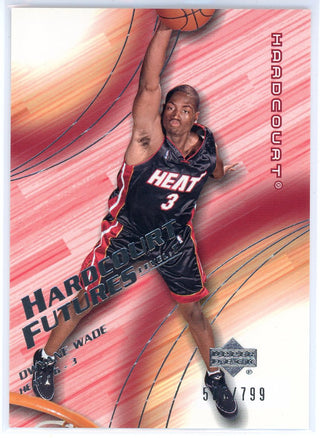 Dwyane Wade 2003-04 Upper Deck Hardcourt Futures Rookie Card #128