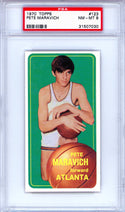 Pete Maravich 1970 Topps Rookie Card #123 (PSA NM-MT 8)