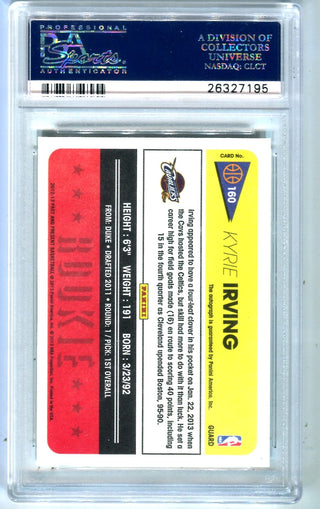 2012 Panini Past & Present #160 Kyrie Irving Autographed Card (PSA) GEM MT 10