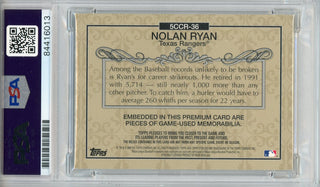 Nolan Ryan Autographed 2009 Topps Sterling Jersey Card (PSA Auto Gem Mint 10)