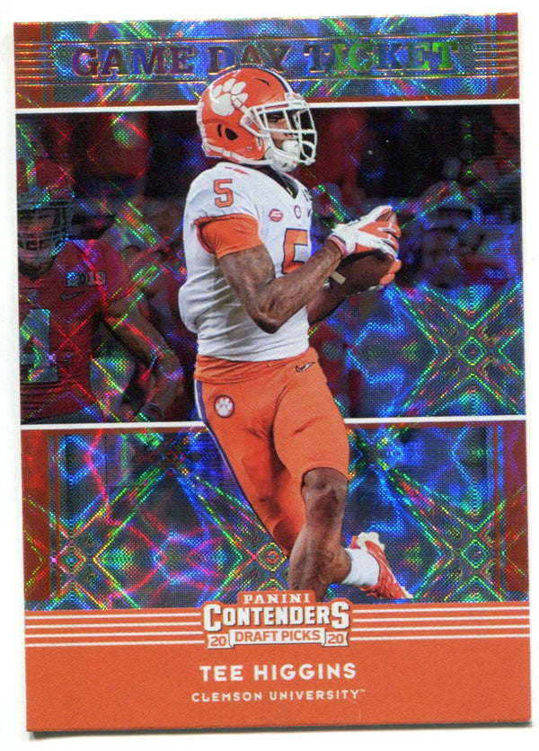 Tee Higgins 2020 Panini Contenders Draft Picks Rookie Card